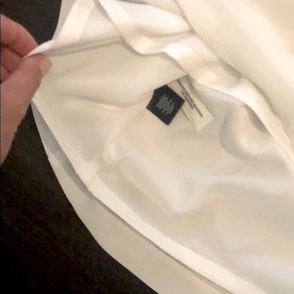 LOFT off-the-shoulder white Summer knee-length dress, NWOT - Picture 5 of 5